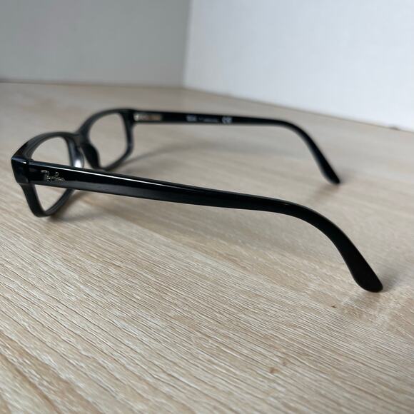 Ray-Ban RB5187 2000 Eyeglasses Black Rectangular Full Rim Frames Only - Picture 7 of 8